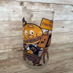 McDonald's Drinking Glass Mayor McCheese Say Cheeseburger 1977 Action Series
